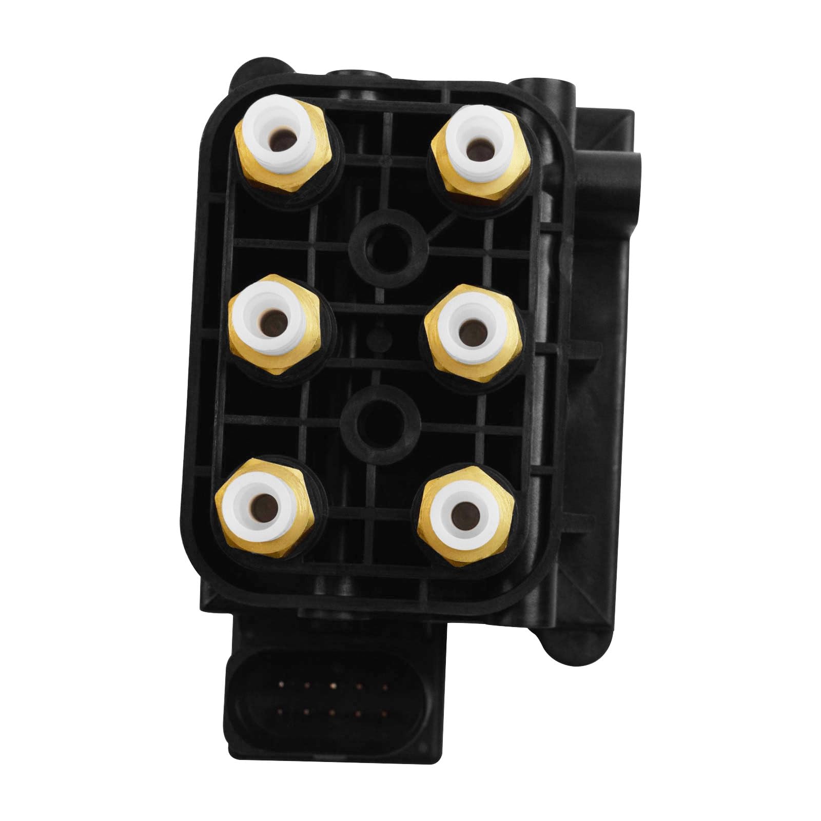 Unidad de válvula de suspensión neumática, unidad de control para válvula de resorte neumático, compatible con Q7 4LB 7L6 7L7 7LA Cayenne 9PA WK WK2 Ram1500 3500 & XC60, repuesto para