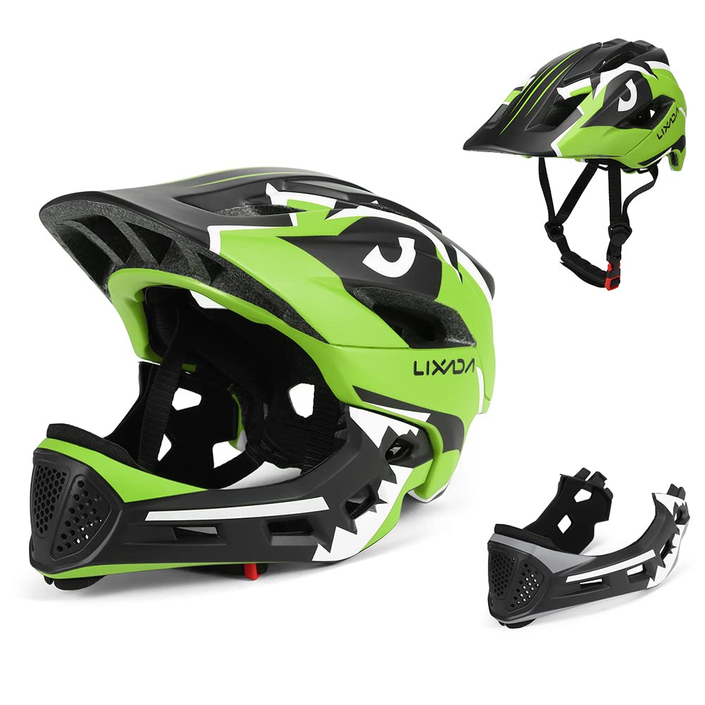 Lixada Kinder Abnehmbarer Integralhelm, Kinder Sportschutzhelm zum Radfahren Skateboarding Rollschuhlaufen