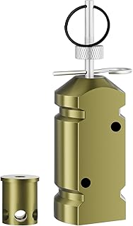 Perimeter Trip Alarm with 22 Cal Loads Adapter, Camp Safe 12 Gauge Camping Trip Wire Alarm,Early Warning Security System Accessories for Camping and Property Safety/Bear Deterrent (Green)