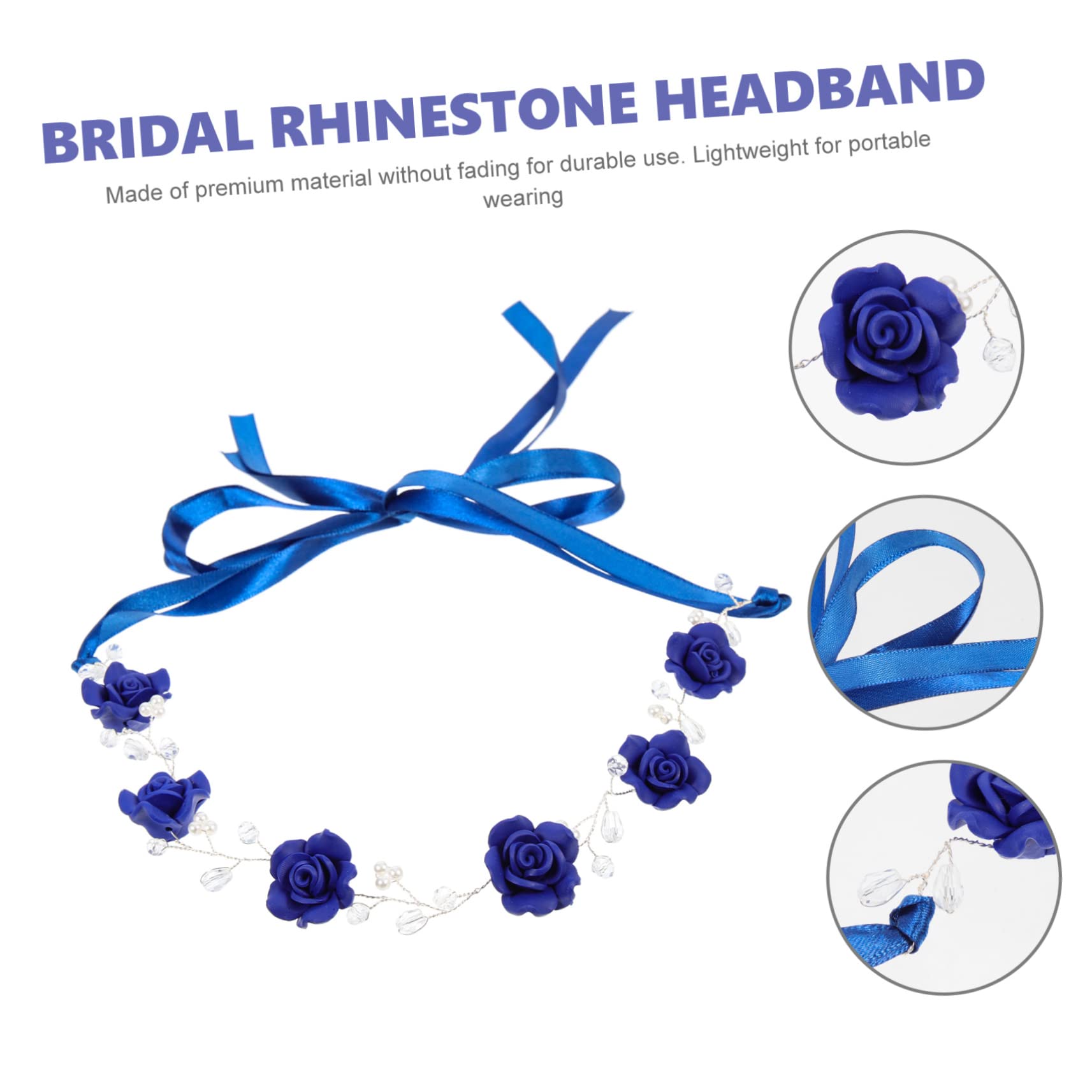 Didiseaon 5 Pz Cerchietto con strass palline per per bambini accessori per fascia da donna sposa hair charms hair jewelry decorazioni per matrimoni accessori per ragazze