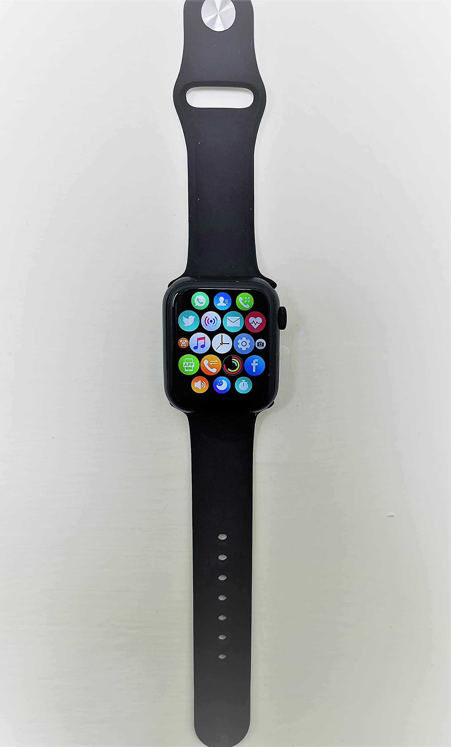 andowl Smartwatch, orologio con chiamata vocale, fitness per uomo e donna,  impermiabile, notifiche, musica, messaggi. : Amazon.it: Moda