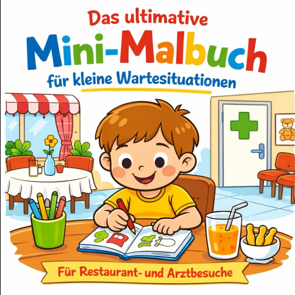 Kritzelspaß unterwegs – Das ultimative Mini-Malbuch für kleine Wartesituationen