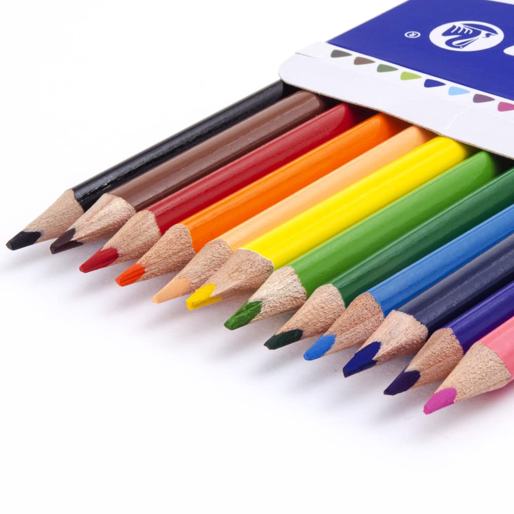 Pelikan: Lápices De Colores Silverino - 12 Piezas, Gruesos