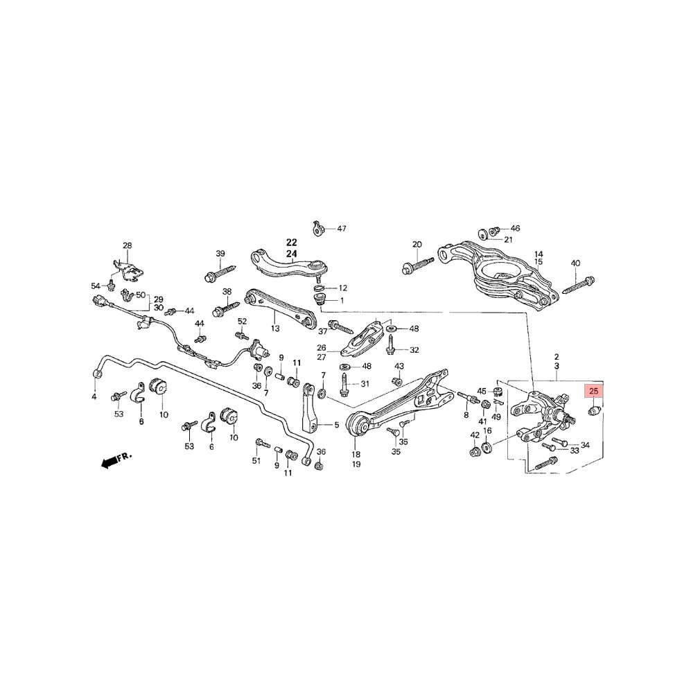 Amazon | HONDA (ホンダ) 純正部品 ブツシユ リヤーダンパーロアー
