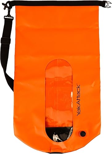 Miniatura 2 de YakAttack Bolsa seca impermeable enrollable de 30 litros con válvula de aire, duradera y resistente al agua, almacenamiento compacto, elimina el
