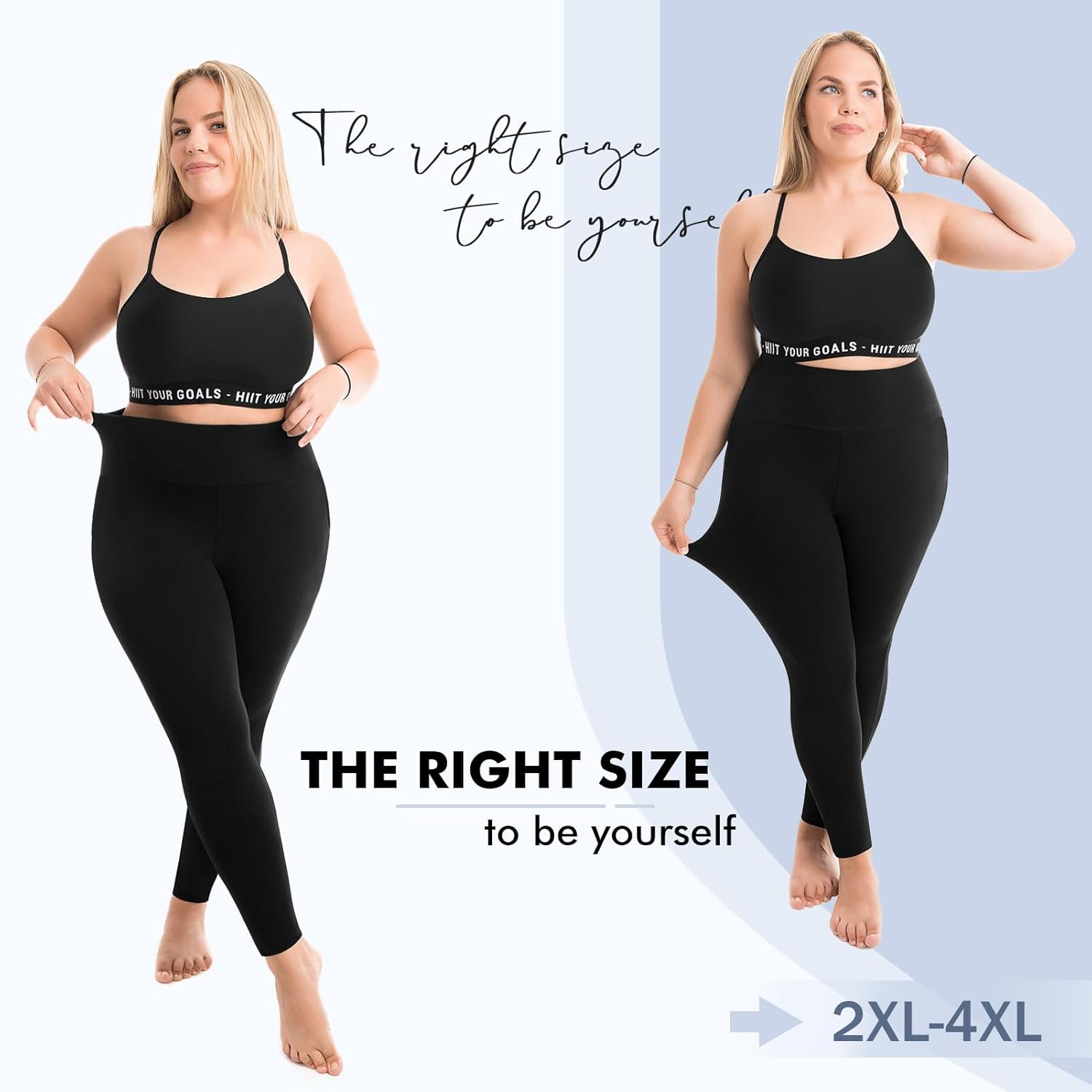 Plus Size Leggings with Pockets for Women - High Waisted Buttery Soft Yoga Leggings for Workout - Image 5
