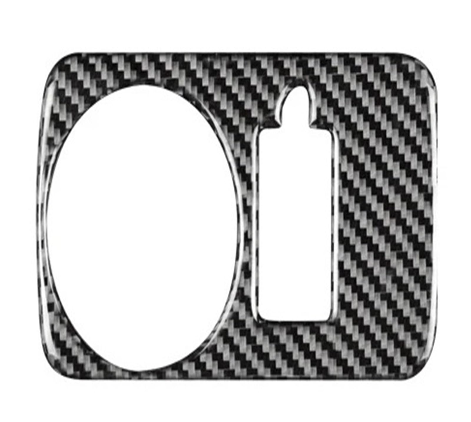 Car Accessory for Mustang 2005 2006 2007 2008 2009 Soft Carbon Fiber Sticker Interior Trim Car Gear Shift Panel Cover Interior Mouldings(Headlight Switch)