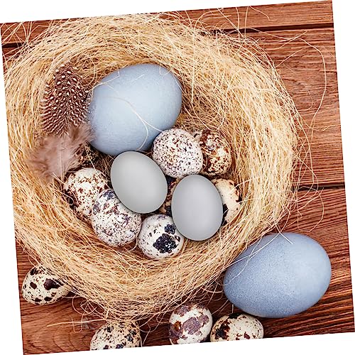 STAHAD 20 Pçs De Ovos De Pombo Falsos De Plástico Porta-Ovos De Pombos Sólidos Ovos De Pombos De Cor