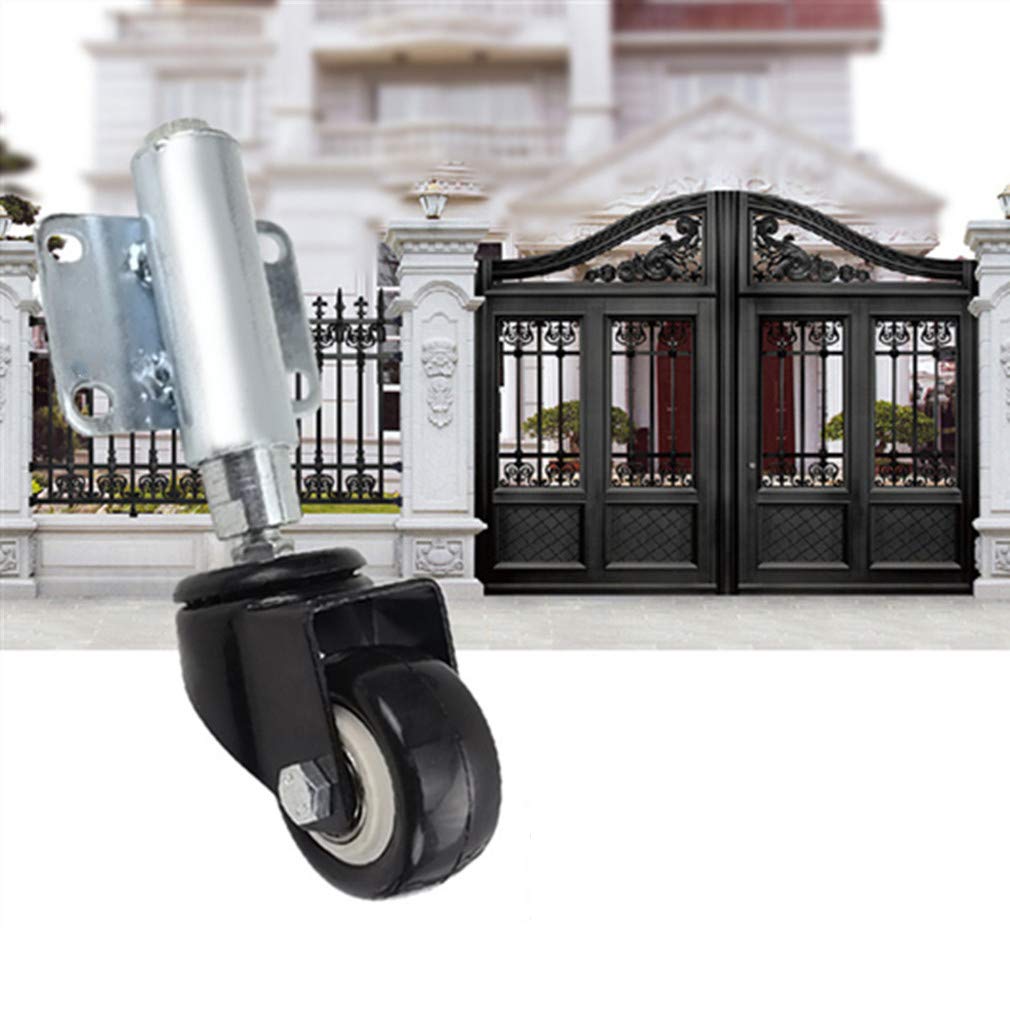 Rueda giratoria de 3,8 cm con Amortiguador, diseño retráctil de Alta Resistencia, Capacidad de Carga de 50 kg y Robusta para Puertas, sin Ruido - 1 Pieza