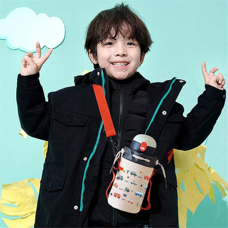 Amazon | 水筒 子供 保冷保温 真空断熱 直飲み コップ 付 3WAY