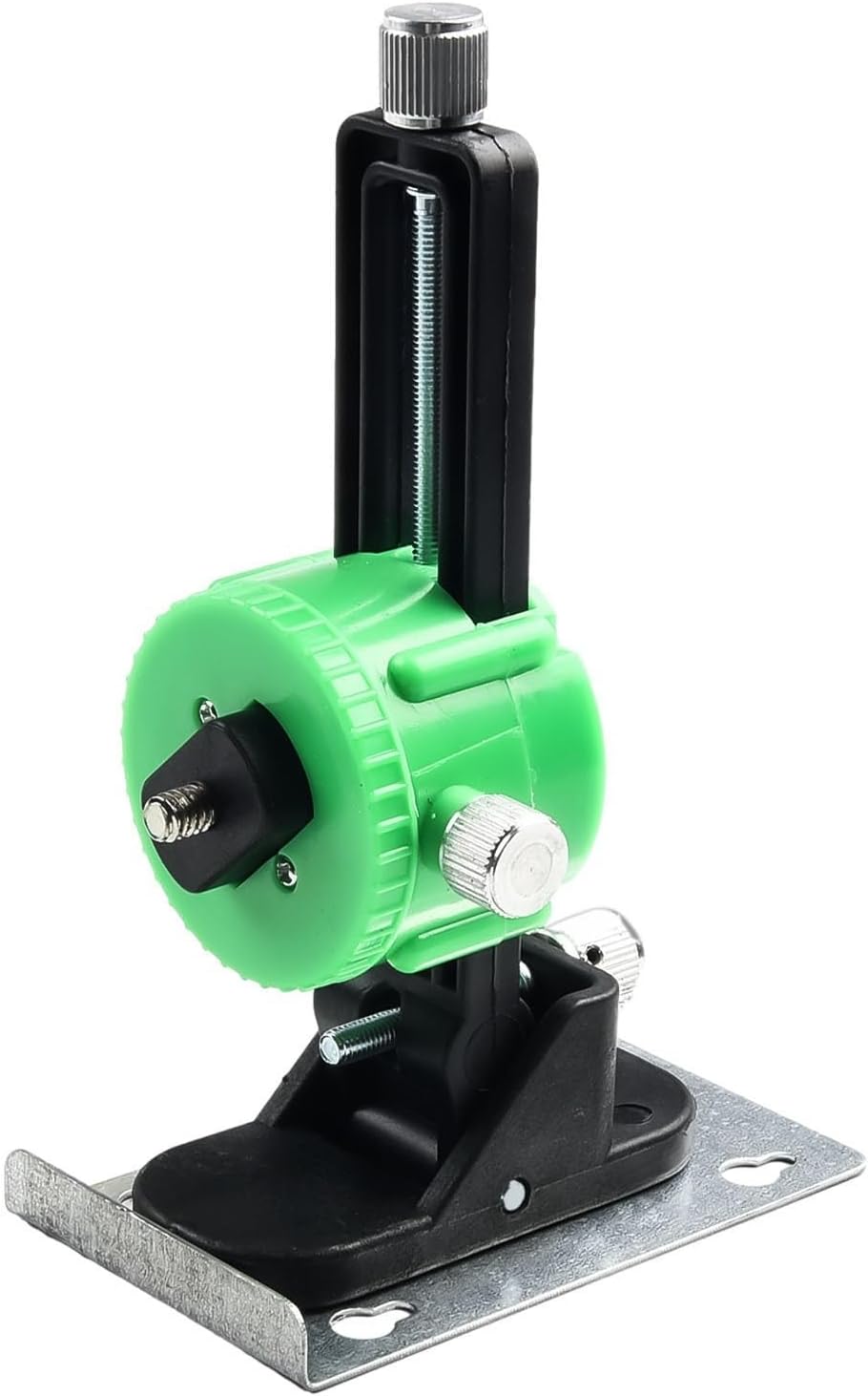 Level Wall Mount with /4 Inch Thread, Rotating Bracket Holder for Tile Installation, Drywall Stud Layout, Ceiling Adapter, Hanging Aid