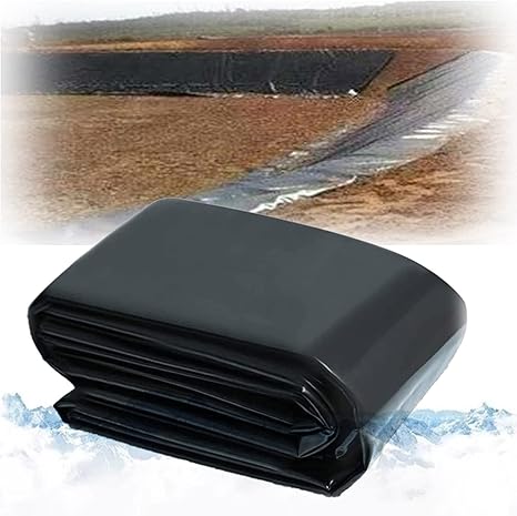 Image Olivy Butyl Rubber Aquatic Underlay 3m x 3m 4 x 3m 5m x 5m 6m x 5m Garden Pond Liner Impermeable Flexible Fish Pools Film for Outdoor Landscaping Fountains and Streams Water Flows