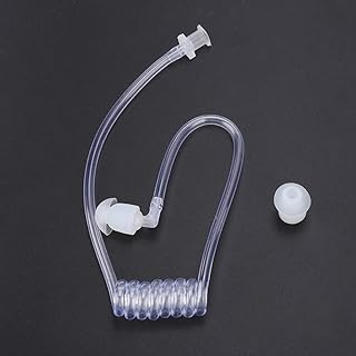SFNTION Xpr 6350 Earpiece Coil Ear Tube Radios 10Pcs Replacement Acoustic Coil Tube For Earpieces And Two Way Radios Headset
