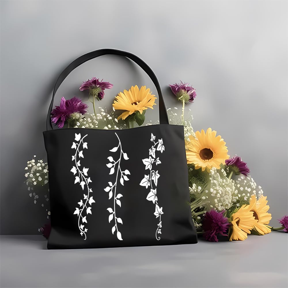 14 Stück Weinblatt-Schablonen, Blumenblatt-Malschablonen, Blätter, Blumenschablonen, Blätter, Weinreben, Kunststoff, Kunst, Zeichnungsvorlagen, DIY, Basteln, Pflanzenschablone zum Malen auf Holz,