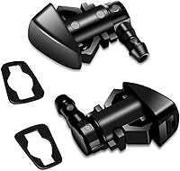 Vista 7 de Belleone Windshield Washer Nozzle Kit Compatible with 2005-2016 Jeep Grand Cherokee, 2005-2013 Chevy Malibu, Pontiac G6, Saturn Aura, Replace