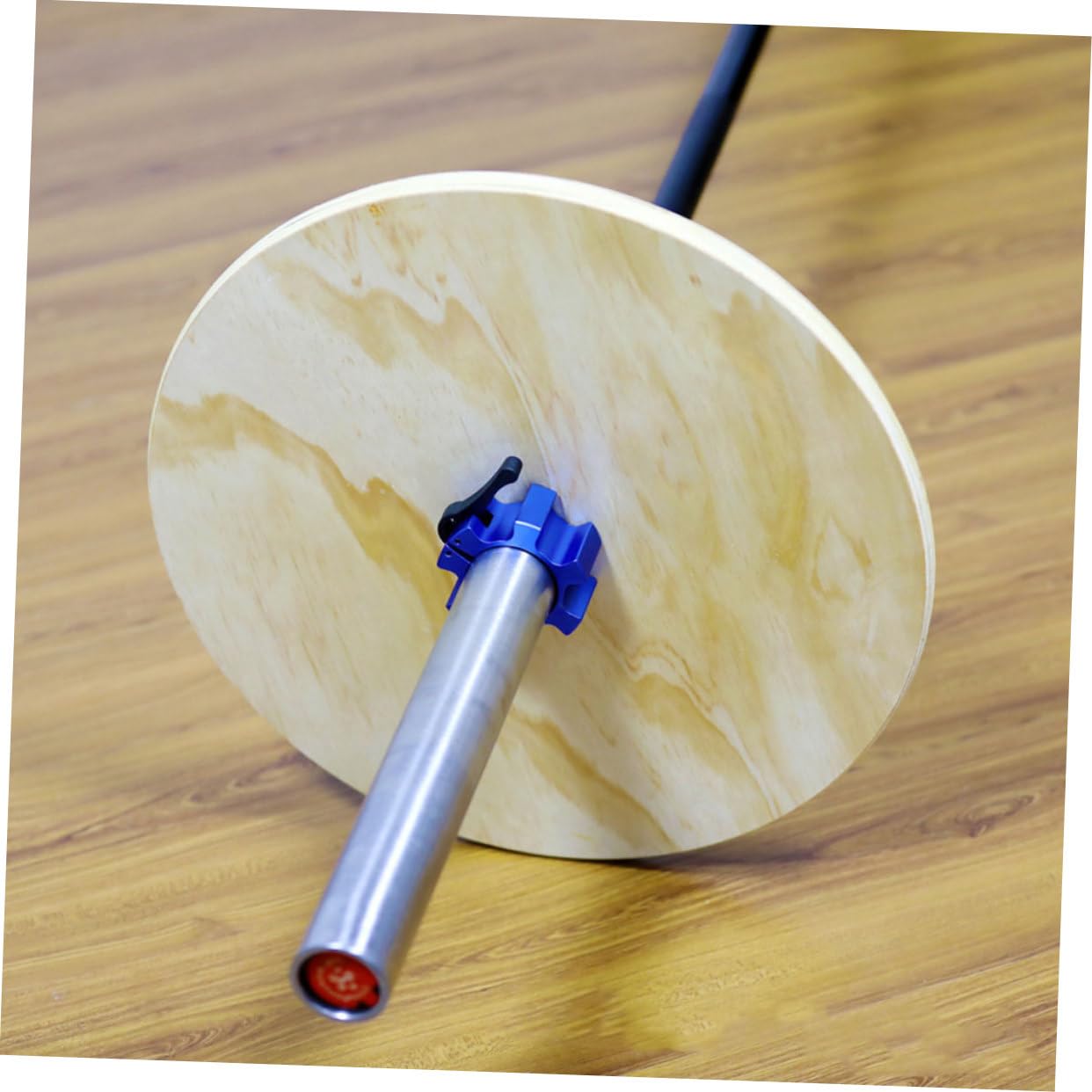 Toyvian Disco de Pesas de Madera Beige Fácil de Desmontar y Transportar para Entrenamiento de Rehabilitación Adecuado para Ejercicios de Fitness y Cambio de Peso