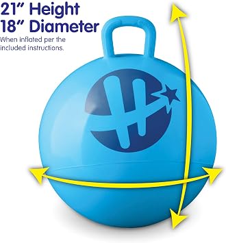Hedstrom Hopper Ball ، كرة القفز ، كرة القفز ، الديناصورات ، 18 بوصة