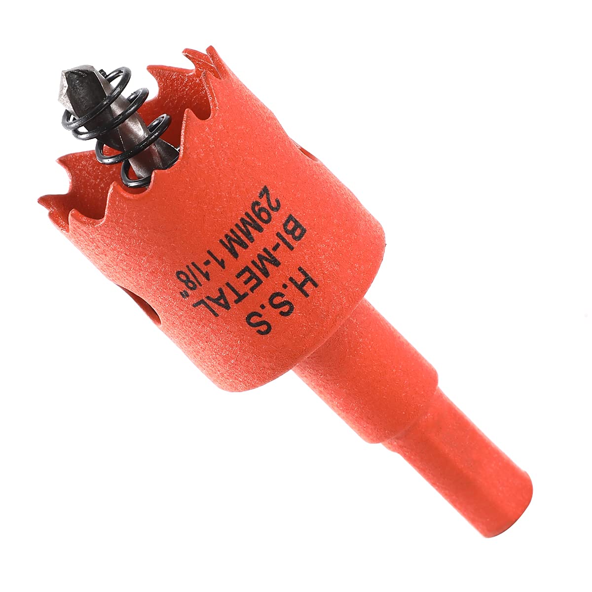 Dribotway Orange 29Mm 1-1/8'' Hole Saw, Bi-Metal Hole Saw Drill Bit High Speed Steel, Cutting Circular Holes, For Wood And Metal, Can Easily Drill Wood, Plastic, Plywood, Thin Metal