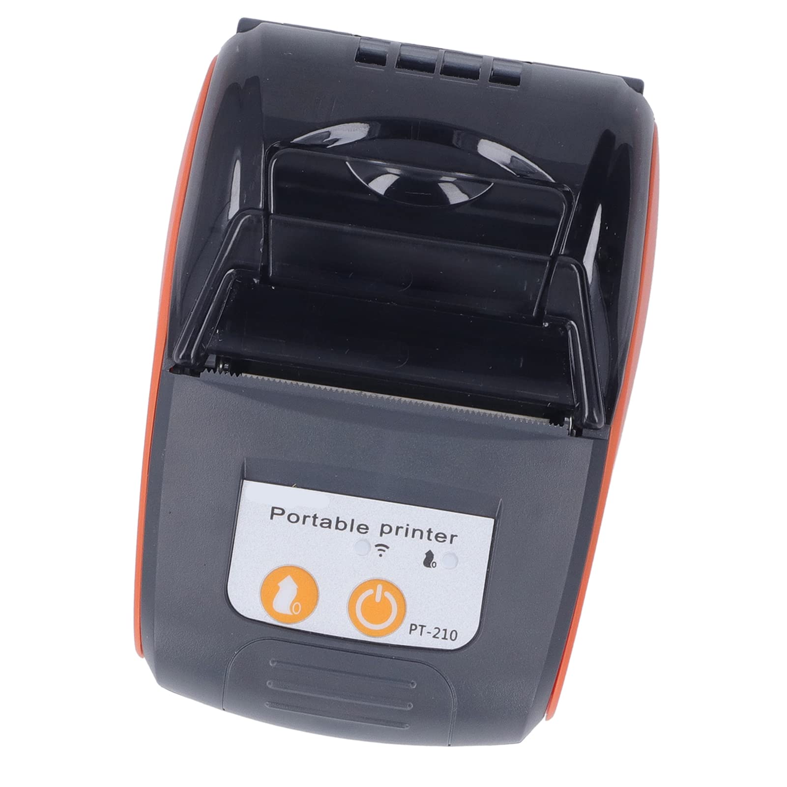 Fafeicy Stampante Termica Tascabile Bluetooth per Ricevute 90mm/s 203 DPI Portatile con Custodia Batteria 1500mAh