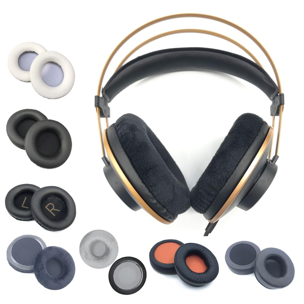 Cuscinetti Auricolari Di Ricambio Per Cuffie AKG K52, K72, K92, K240 - Tessuto Traspirante, Schiuma Memory Foam - Foto 6