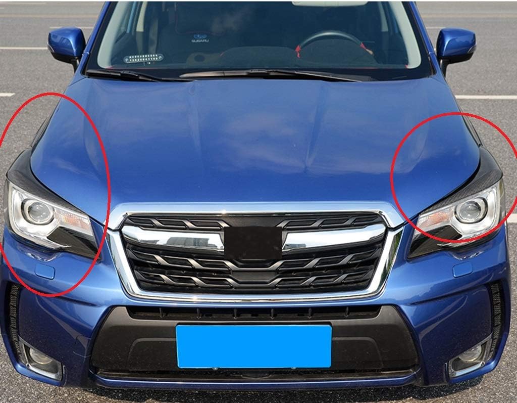 New Carbon Fiber Headlight Eyelids for Subaru Forester 2013-2018 (One Set)