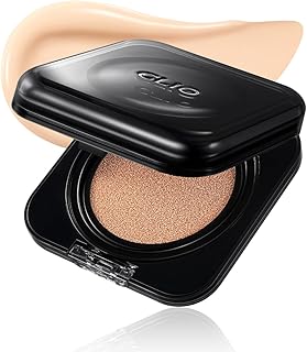 CLIO Kill Cover Founwear Cushion Foundation, Flawless Full Coverage with Matte Finish, Covering Pigmentation and Blemish, Long-Lasting, Creamy Lightweight Texture, Korean Cushion (21N LINEN)