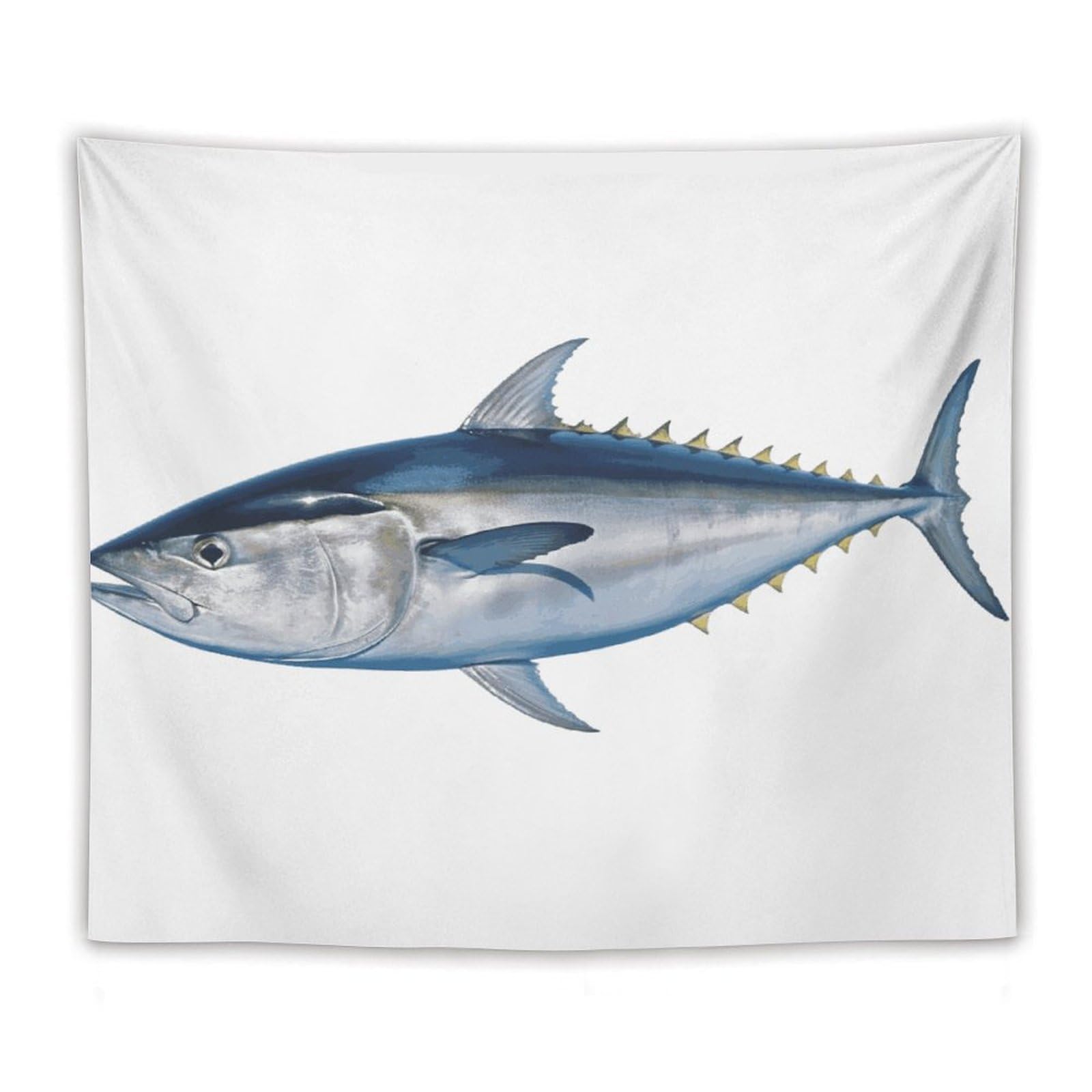 LDGSUPH Tuna Thunnus Tapestry Wall Hanging Decor Anti-fading Aesthetic Wall Tapestries Fashion Wall Blanket Decor Modern Wall Art Tapestry for Bedroom Home Decor 50"x60"