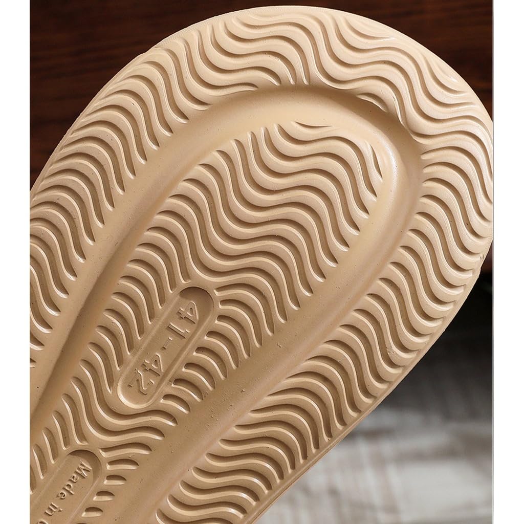 Zapatillas para Hombres Verano Al Aire Libre, Suela Gruesa Antideslizante, Ligera, Zapatos De Ducha con Punta Abierta, Sandalias con Soporte para El Arco (Gris, 41/42 EU)