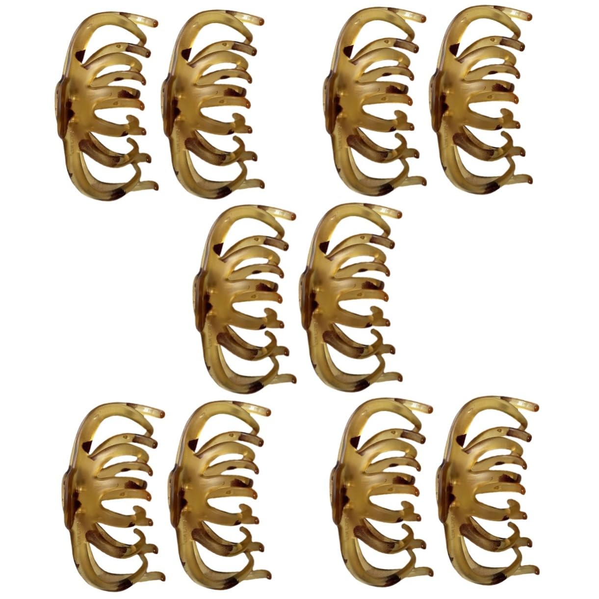 Mikinona 5er-set Französische Haarnadeln Haarspangen Für Dutts Flache Clips Groß Für Dickes Modisches Styling-zubehör 2 Stück X 5