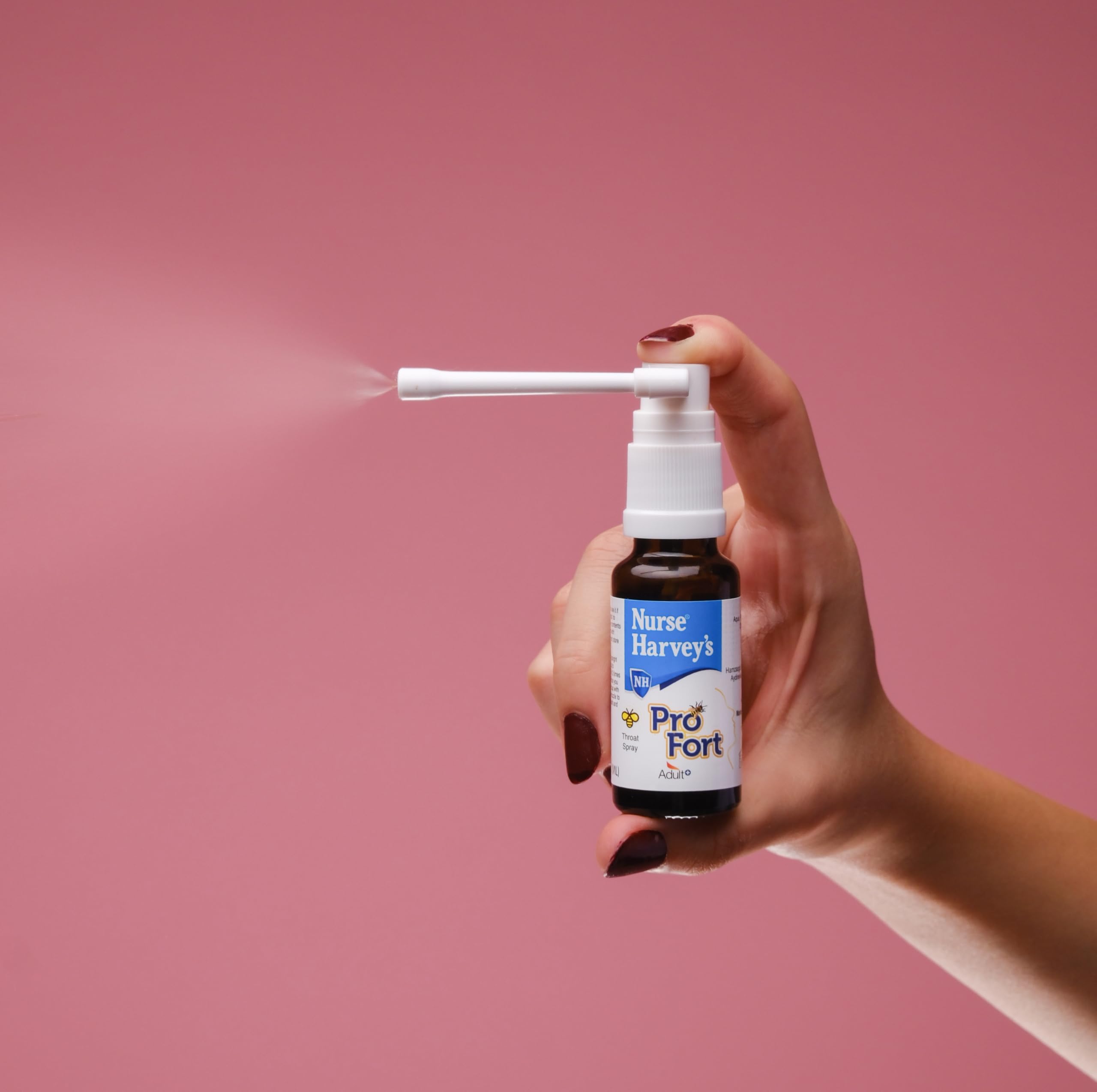 Nurse Harvey's Profort 20ml (Propolis Spray, Soothing Cough, Sore Throat, Colds,Throat Irritation,Mouth Infection)