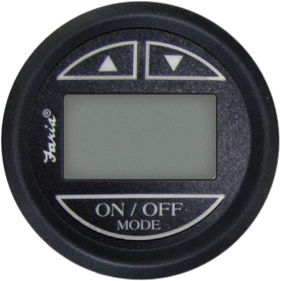 Faria 12851 Euro Depth Sounder (in-Hull Mounted Transducer) SN2010-2", Black