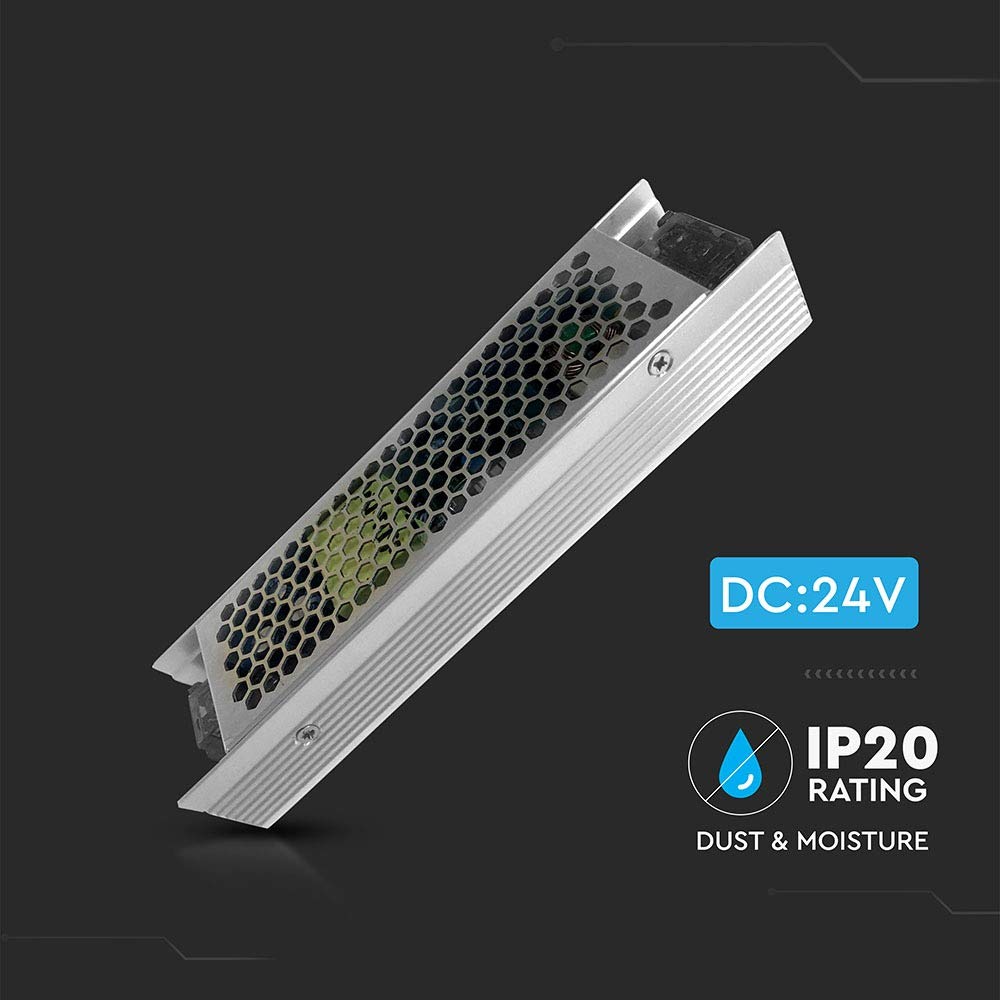 Alimentatore in Metallo 120W 24V 5A con 1 Uscita IP20