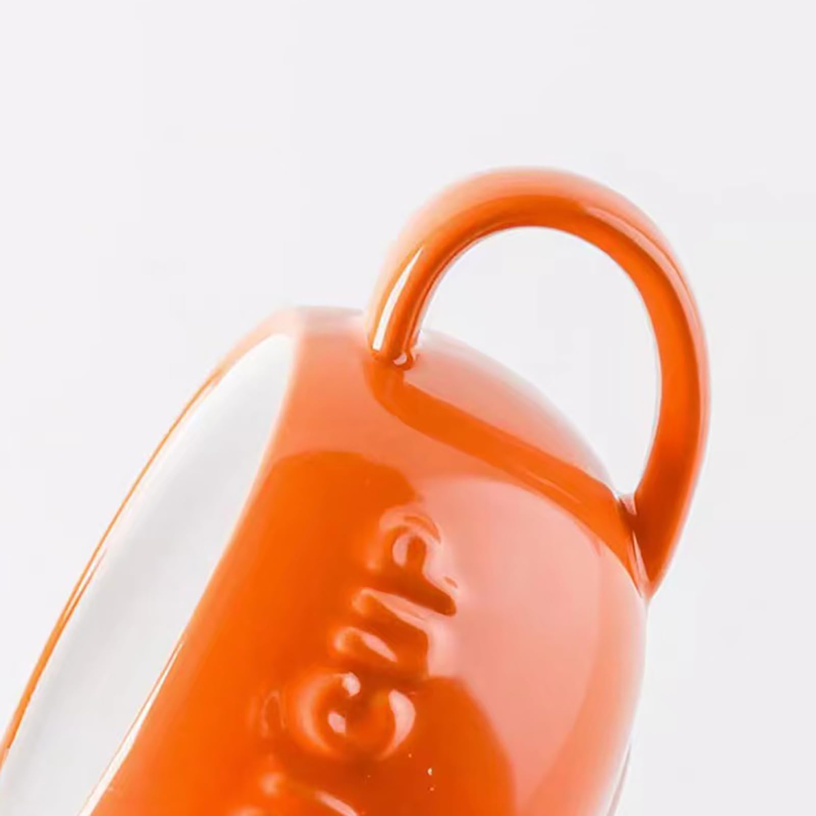 Tazza a forma di zucca, decorazione di Halloween, tazza in ceramica a
