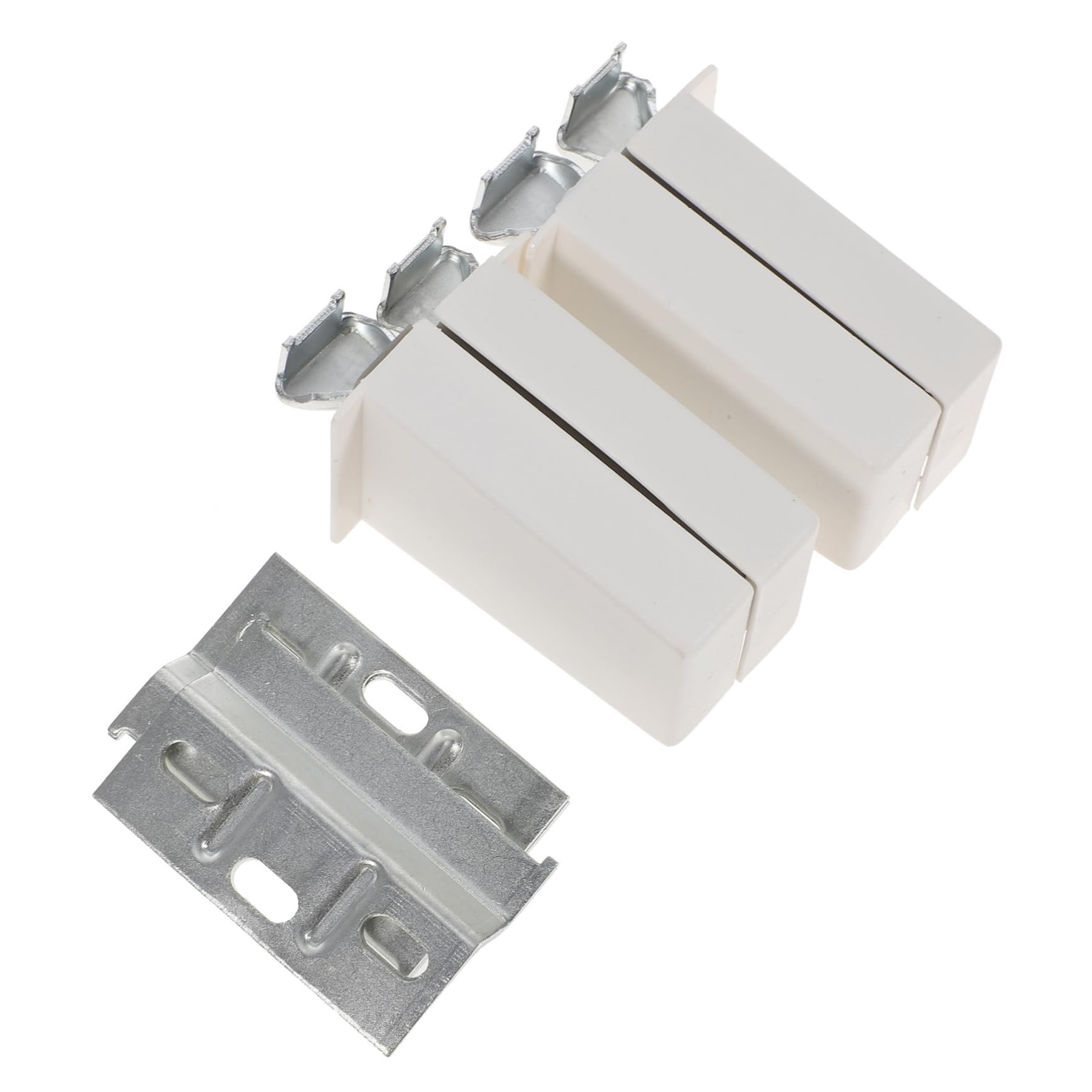ARTIBETTER Confezione Da 4 Staffe Per Cerniere Per Mobili Da Cucina Cerniere Per Porte Silenziose Ferramenta in Metallo Per Ganci Per Mobili Facili Da Installare
