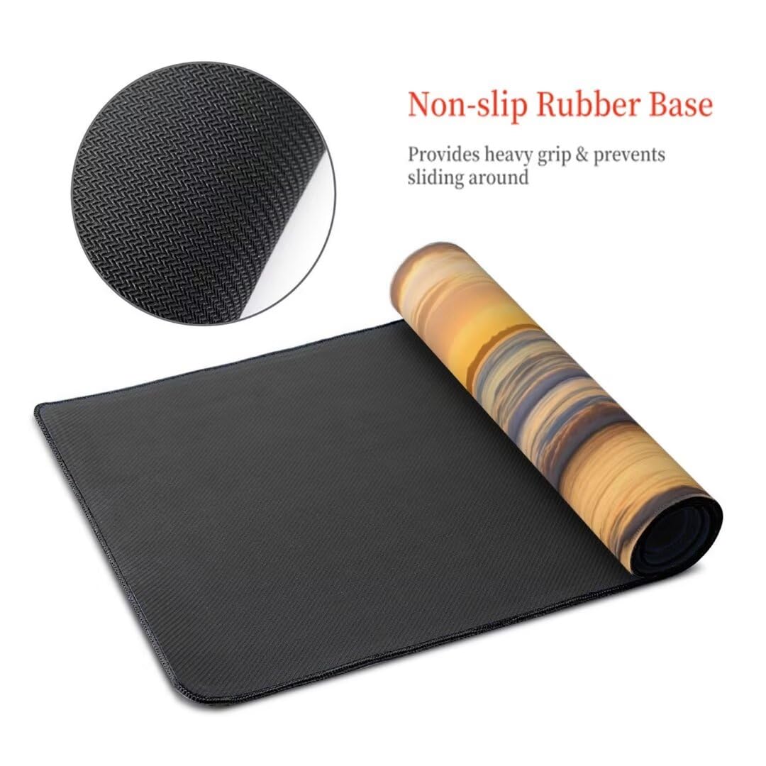 Podkładka pod mysz XXL, 1400 x 700 mm, duża podkładka pod mysz, plaża, gamingowa podkładka pod mysz, zachód słońca, podkładka pod mysz, gładka powierzchnia, antypoślizgowa podkładka pod mysz,