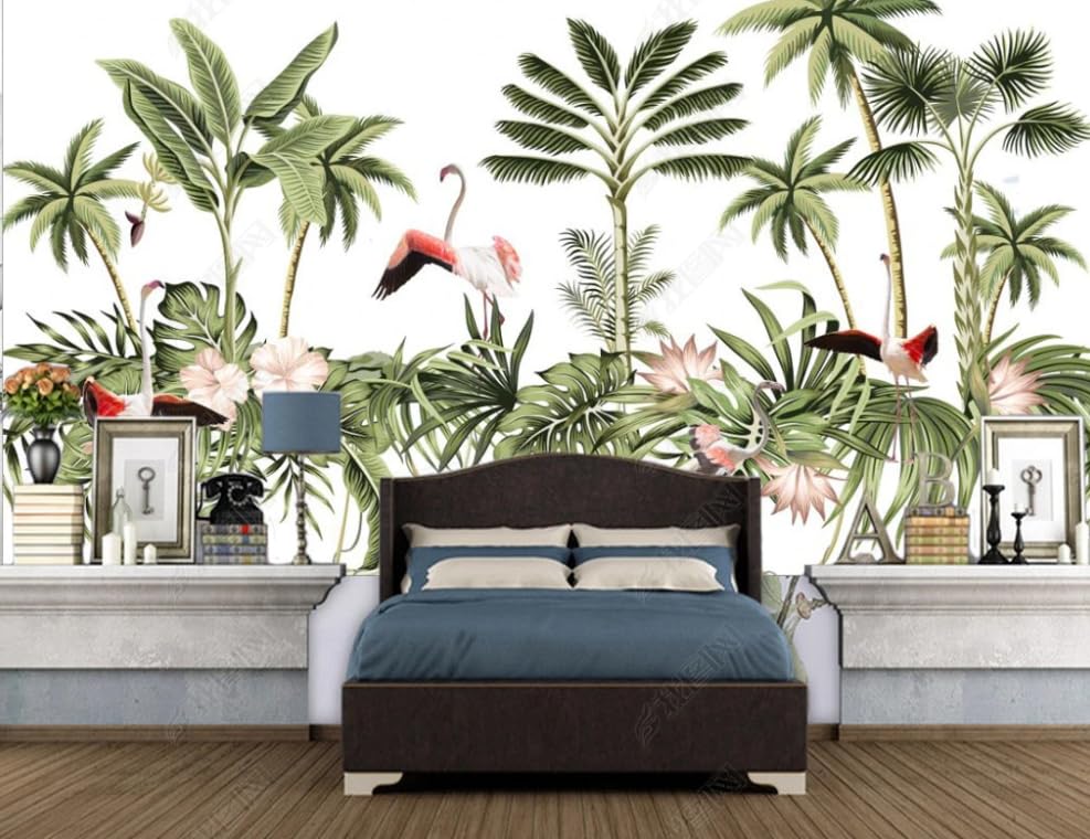 Papier peint intissé paysage forêt tropicale poster géant mural salon 450x315 - 2
