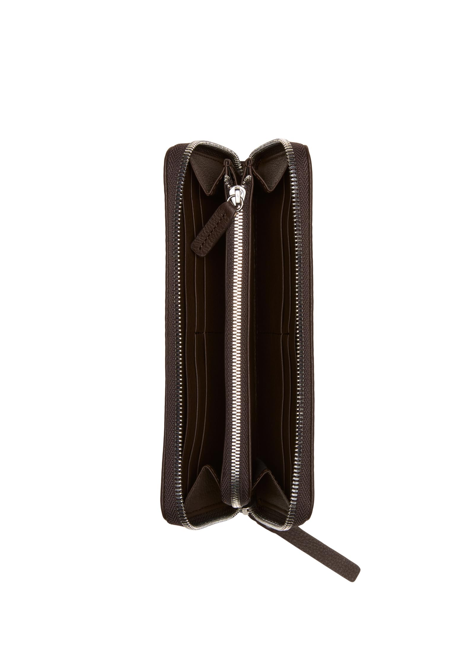 Marc O'Polo Damen 51019905301110 - Fundas para Tarjetas de Viaje para viajeros, marrón, Zip Wallet L