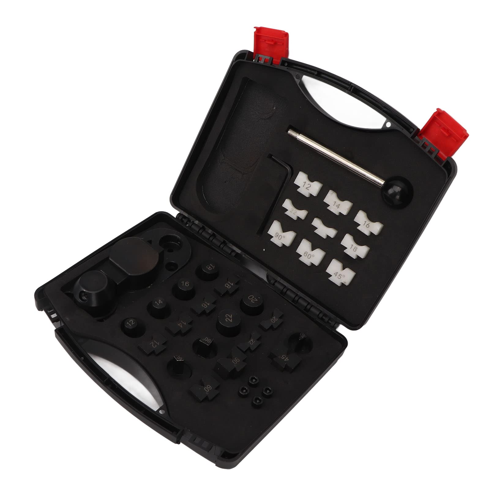 Yechiry Ringbiegewerkzeug, Schmuckherstellung, DIY-Reparatur-Design-Werkzeug, Schmuck-Ringbiegemaschine mit Hoher Härte, mit Nylonform und Aufbewahrungsbox für Weiche Edelmetalle Bis zu