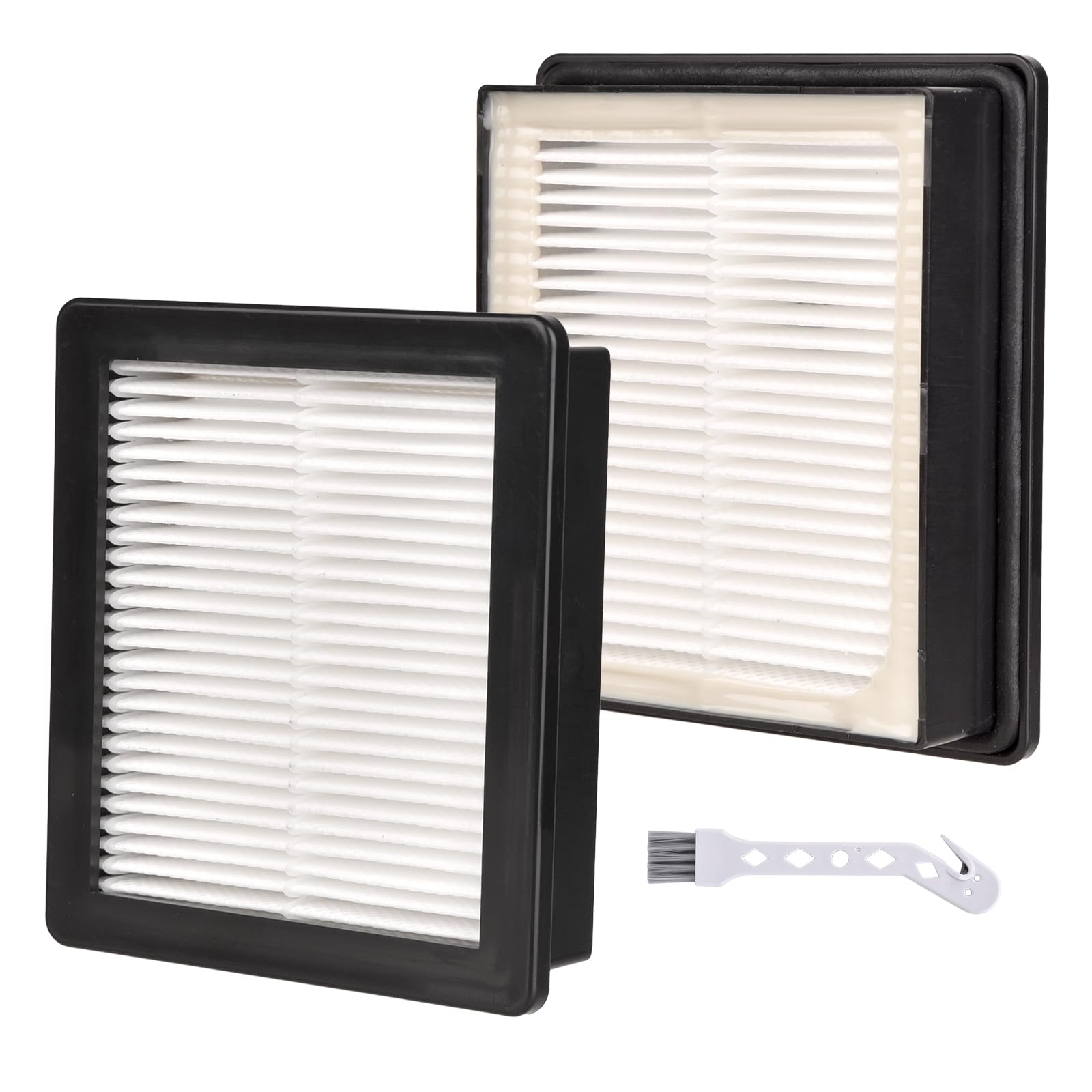 107315 HEPA Replacement Filter Compatible with Pro Team Super Coach Pro 10, Super Coach Pro 6 GoFree Flex Pro and ProVac FS 6 Washable Resuable Vacuum Filters, Compare to part # 107315, 2 Pack