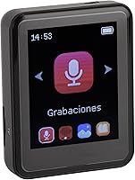 Vista 2 de Reproductor de video musical, pantalla táctil de 1.8 pulgadas, reproductor de MP3 MP4 digital, pequeño sonido portátil HiFi sin pérdidas con clip