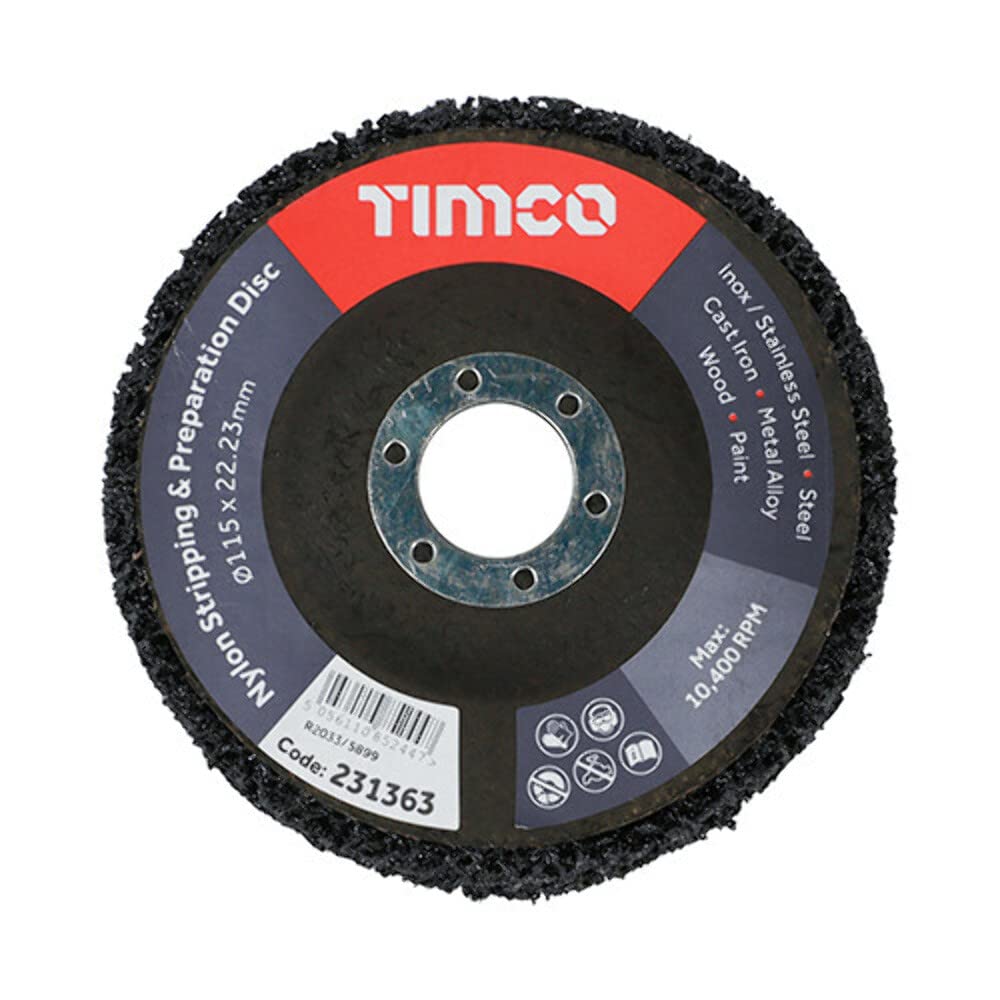 Timco - Nylon Stripping & Preparation Disc (Size 115 x 22.23 - 1 Each)