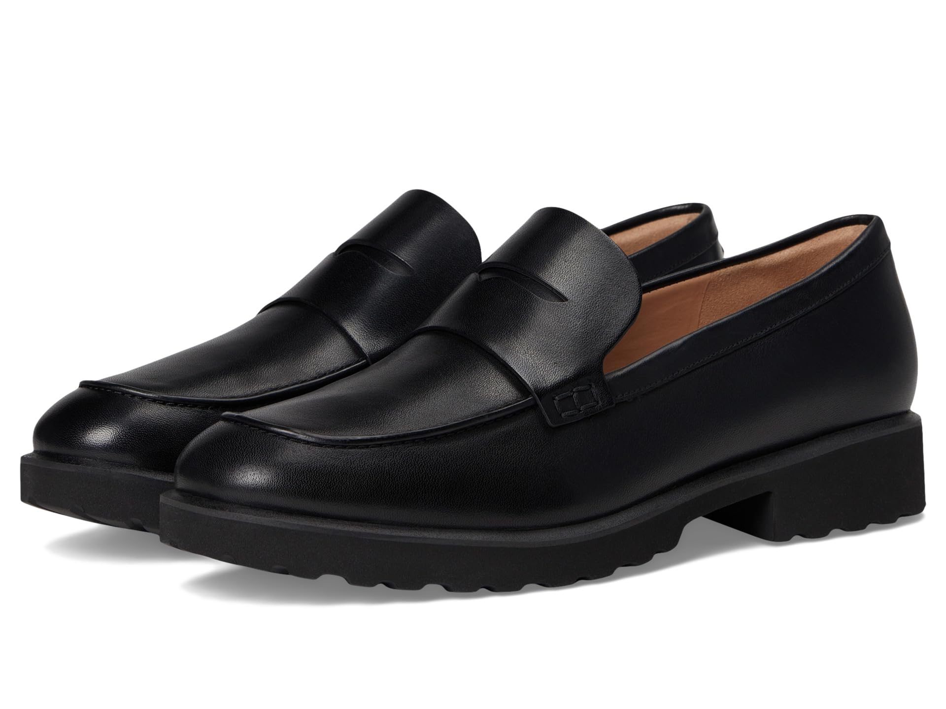 Cole Haan Women's Gwendolyn Penny Loafer, Black Leather, 7-B UK