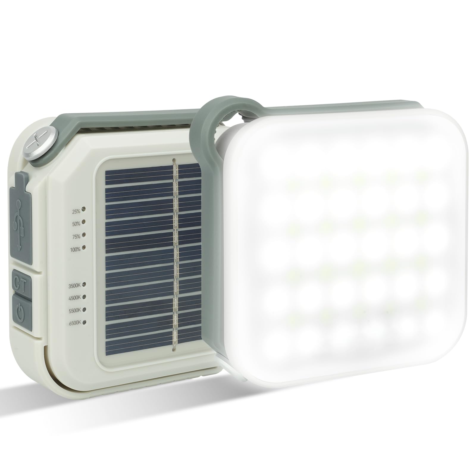 LED Lampada Campeggio 800LM, Luce da Campeggio Ricaricabile, 4800mAh Portatile Power Bank Fino 48 Ore, IPX5 Impermeabile Lampada Campeggio, 4 Modalità di Luce, per Emergenza Escursionismo