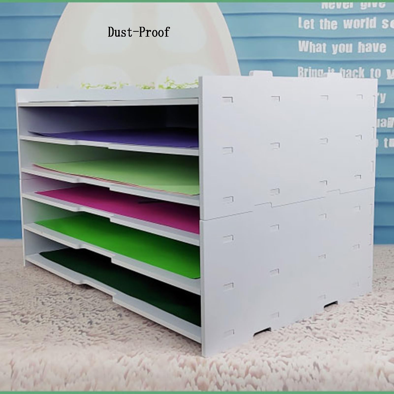 Organizador De Papel, Organizador De Clasificación De 3 Capas, Clasificador De Papel Con Estantes Extraíbles, Gabinete De Almacenamiento De Papel For El Hogar, El Aula, La Oficina, La Escuela, Negro(4