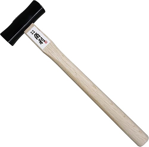 Miniatura 8 de KAKURI Martillo de cincel de 23.5 oz (670g) Martillo japonés para carpintería para cincel, plano, clavo, acero al carbono japonés resistente, cabeza