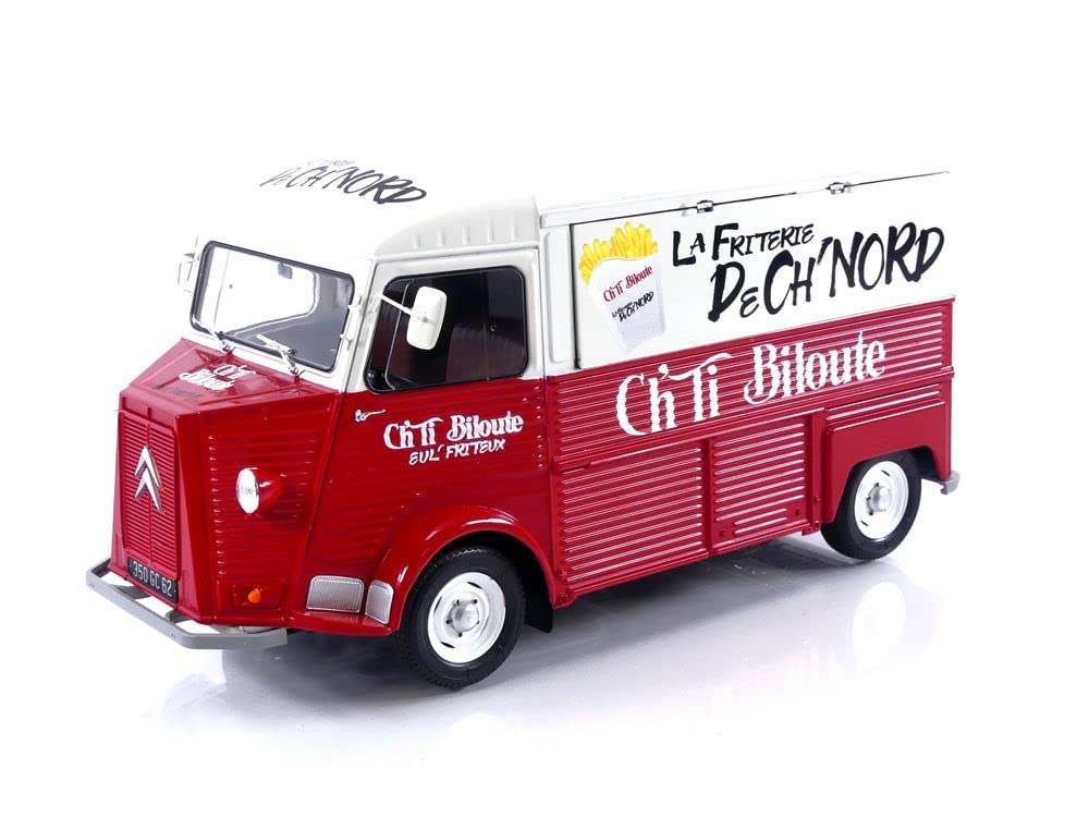 Solido S1804817 1:18 1969 Citroen Type HY-Friterie CH'TI Biloute Collectible Miniature car, Multi