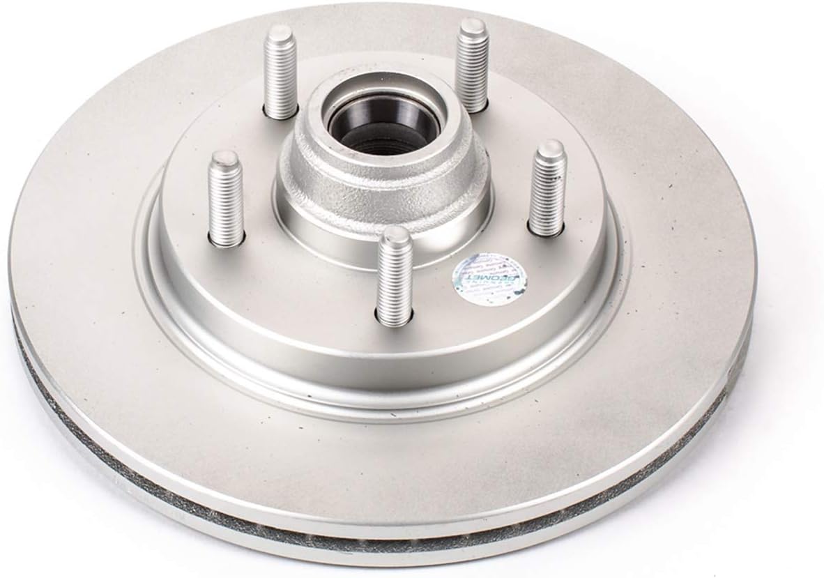 Power Stop AR8583EVC front Evolution Genuine Geomet® Coated Brake Rotor For Ford F-150 2000-2003, Ford F-150 Heritage 2004, Lincoln Blackwood 2002 [Model Specific]