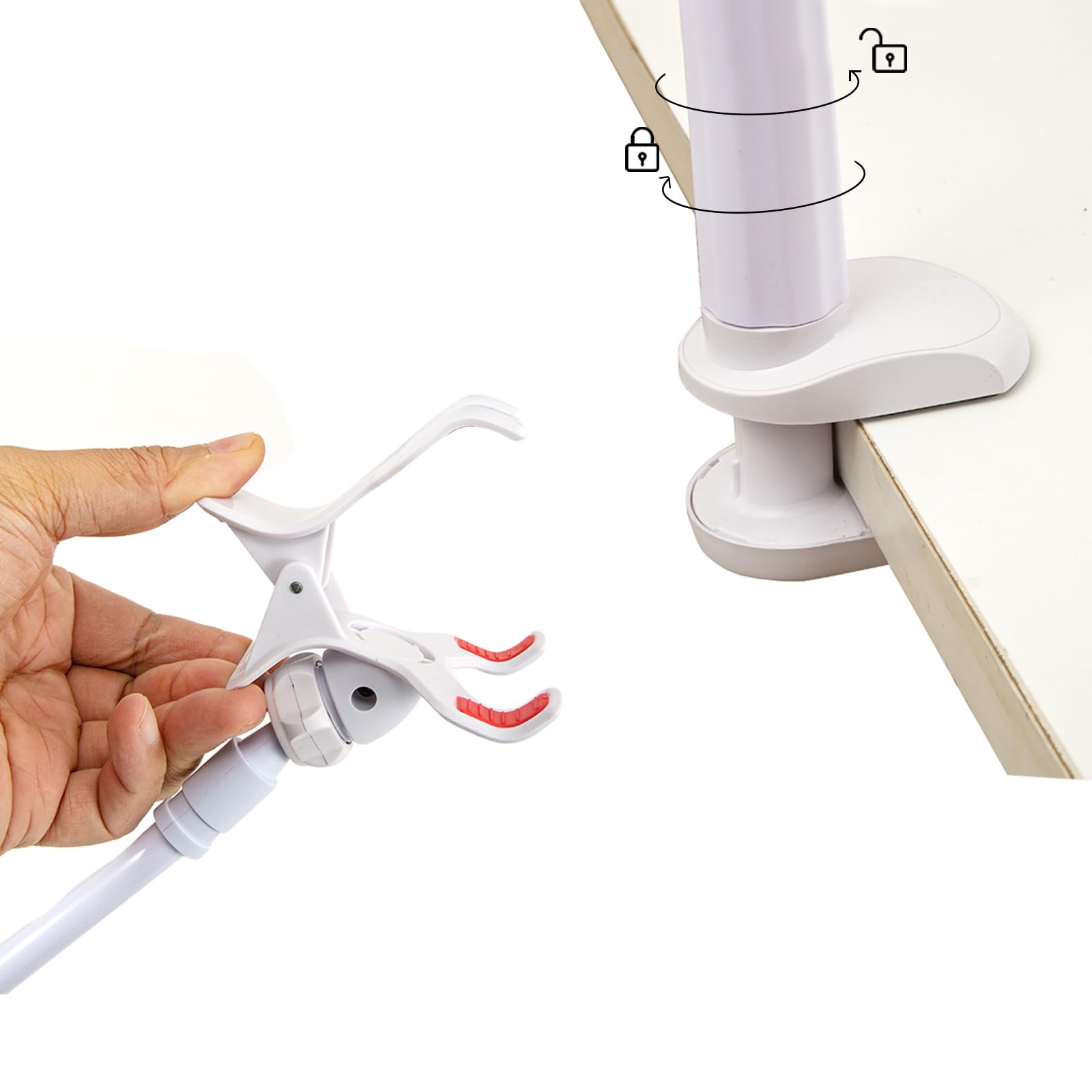 Soutien et support pour tuyau CPAP, support de tuyau CPAP pour éviter les fuites et les enchevêtrements de tuyau CPAP, flexible, pour s’adapter à n’importe quelle pièce, réglable et robuste