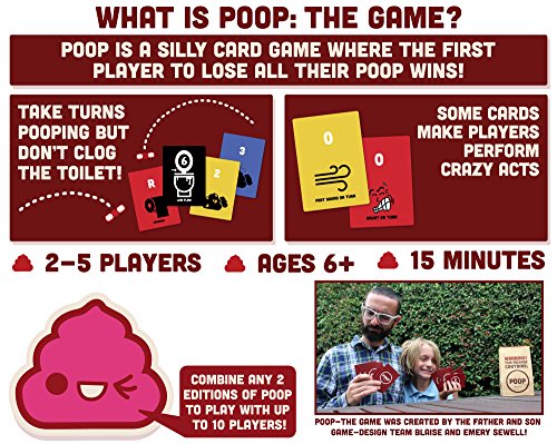 Image of Breaking Games Poop The Game Party Pooper Edition Card Game, Ages 6+