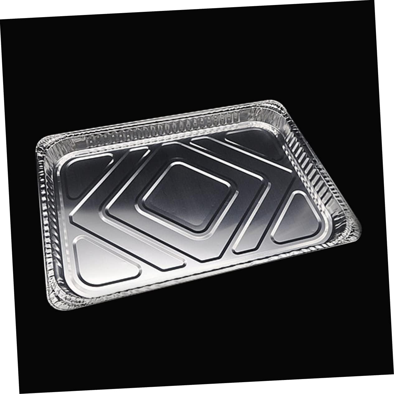 Drip Pan Replacement 10pcs Aluminum Foil Trays BBQ Grease Pan Liners Disposable